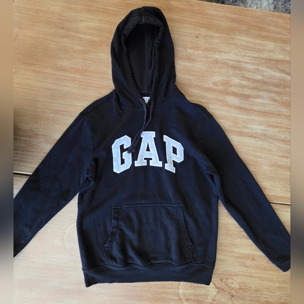 GAP Black And Grey Hoodie with Logo